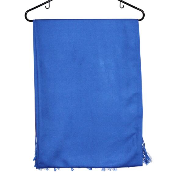 AKER Blue Purple Red Shawl Wide Scarf Pashmina - Picture 3 of 3